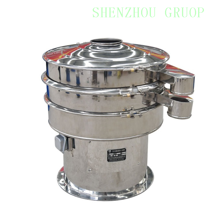 Máquina de criba vibratoria rotativa Shenzhou, equipo de tamiz vibratorio, tamiz de filtro de vibración para polvo