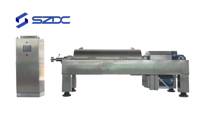 Centrífuga decantadora para tratamiento de aguas residuales de matadero