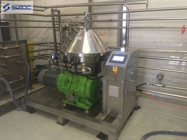 Separador de centrifugadoras de la pila de disco de levadura de cerveza de autolimpieza para la clarificación